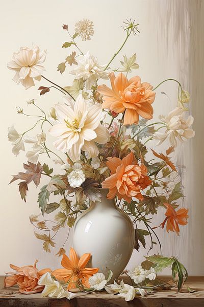 Still life flowers by Bert Nijholt