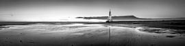 Noordzeelandschap zwart-wit van Manfred Voss, Zwart-Wit Fotografie