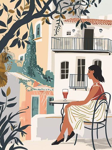 Koffie drinken in Athene