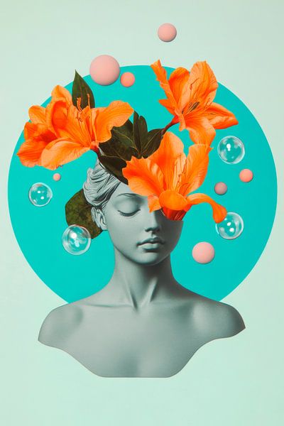 Blossoms and shapes by Poster Art Shop