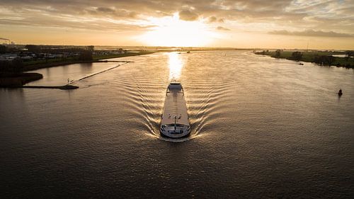 Cargo à moteur Vacando sur Vincent van de Water