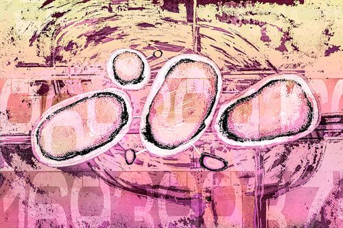 Urban. Scribbles. Roze.