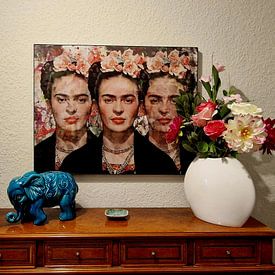 Kundenfoto: Frida Kahlo von Maaike Wycisk, als artframe