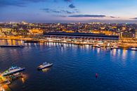 Amsterdam skyline van Sjoerd Tullenaar thumbnail