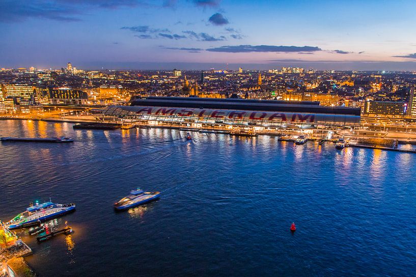 Amsterdam skyline van Sjoerd Tullenaar