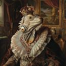 Königlicher Iguana von Poster Art Shop Miniaturansicht