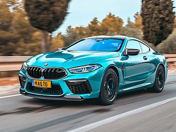 BMW M8 van PixelPrestige