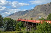 Red bridge Canada by Marcel Schouten thumbnail