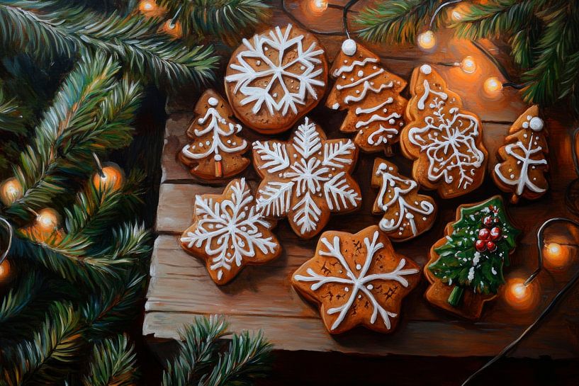 Lebkuchen Weihnachten von Poster Art Shop