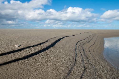 Space, clouds, lines