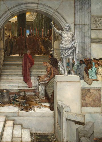 Na de audiëntie, Lawrence Alma-Tadema
