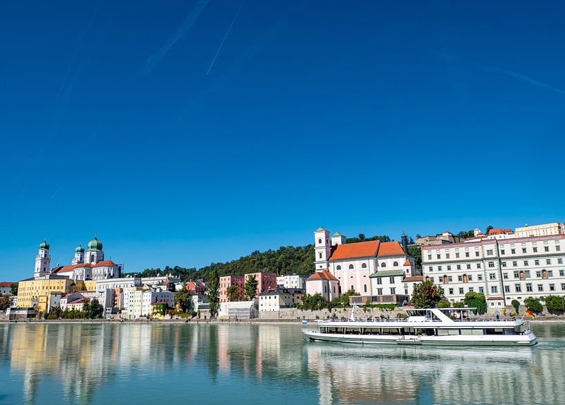 Panoramic summer view of the city of Passau on the Inn River by Animaflora PicsStock