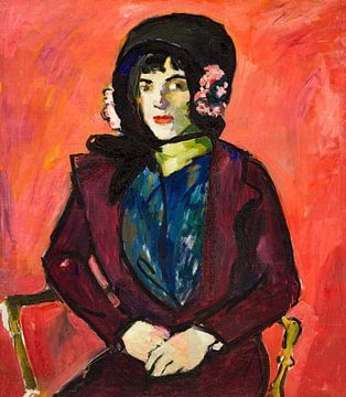 Porträt einer Frau (1909-1914) von Henry Lyman Sayen. von Studio POPPY