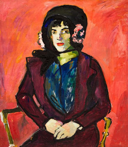 Portrait de femme (1909-1914) par Henry Lyman Sayen. par Studio POPPY