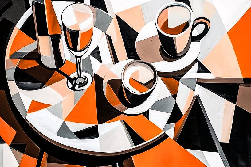 Abstract still life with geometry by Imperial Art House