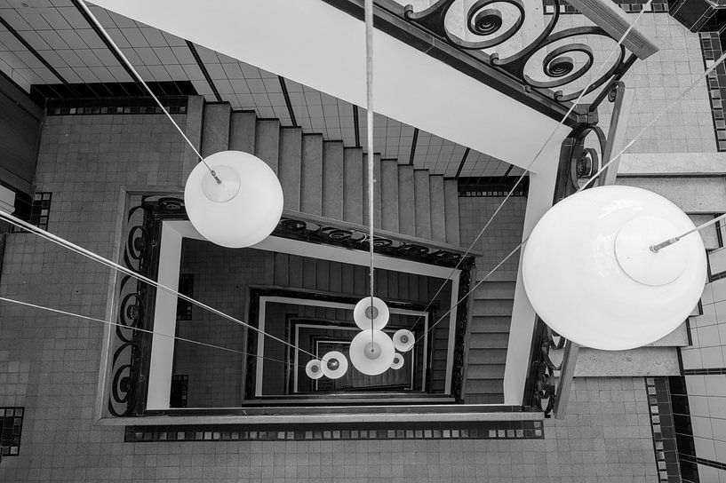 Staircase Oxford House Amsterdam by Peter Bartelings