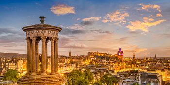 Bezaubernder Sonnenuntergang über Edinburgh - Panorama