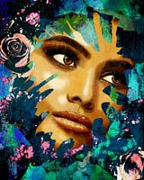 Beobachten vom blauen Meer aus