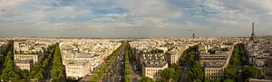 Panorama shot of Paris von Melvin Erné