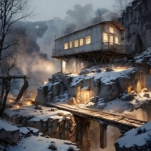 het huis in de kloof, steampunk