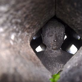 Boeddhabeeld Borobudur  van Irene Colen