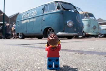 Lars bij een VW Barndoor