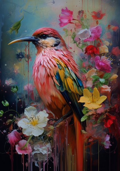 Colourful Birds 3 by DNH Expressions