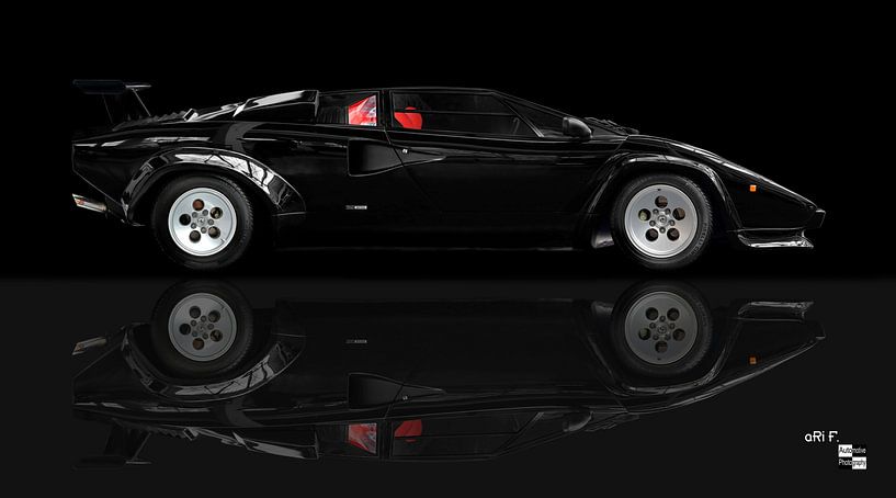 Lamborghini Countach reflection by aRi F. Huber