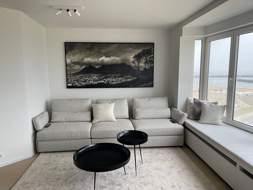 The table mountain covered in clouds, Cape Town, South Africa  by Stef Kuipers 