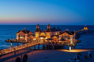 Pier, Sellin, Eiland Rügen, Mecklenburg-Voor-Pommeren