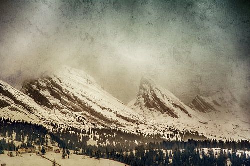 Churfirsten in den Wolken