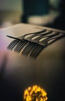 Compositie van vorken - productfotografie