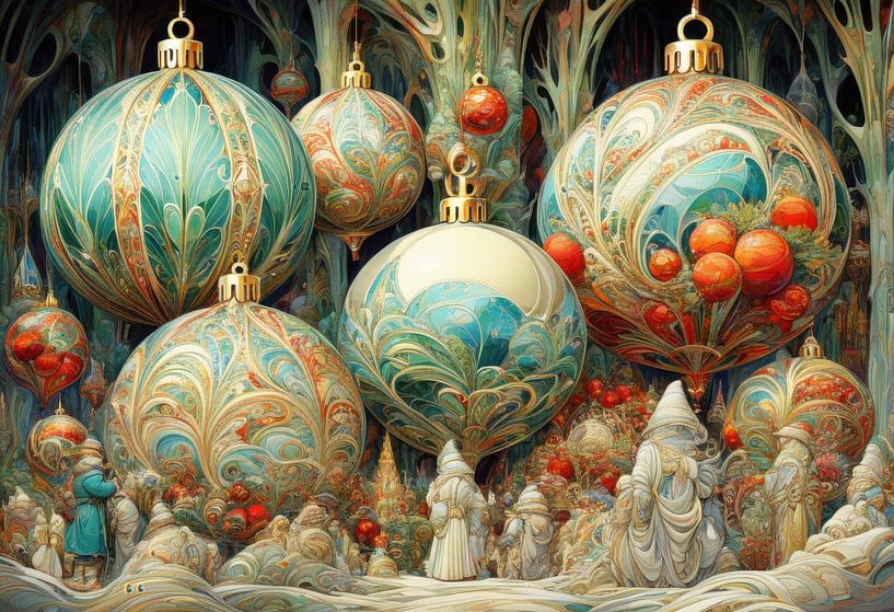 Kerstbal 12 van Rein Bijlsma Art