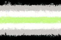 Agender Pride Flag in aquarel van Bear Necessities thumbnail