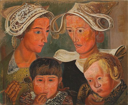 Boris Dmitrievich Grigoryev - Two Mothers (c. 1937)