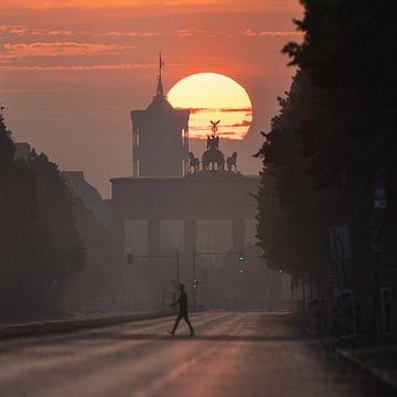 Zonsopgang op straat van Patrick Noack