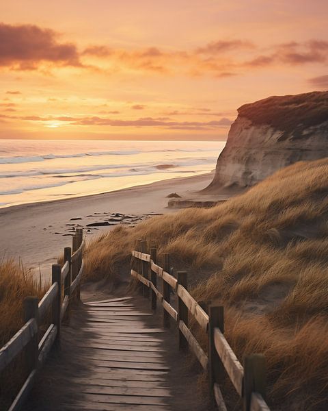 Op het strand van fernlichtsicht