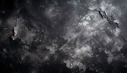 Painting with black and white