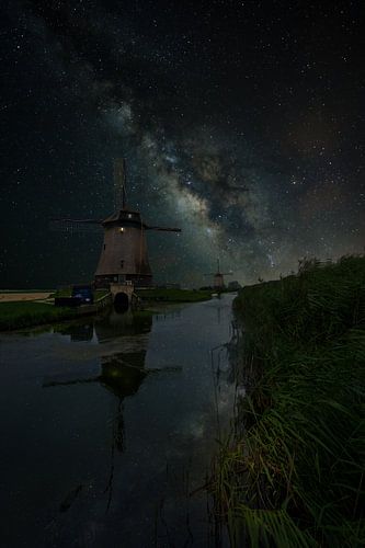 Minuit à Schermerhorn – La Voie lactée dans le polder