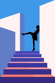 Je ne fais que passer avec un baiser sur Harry Hadders Design