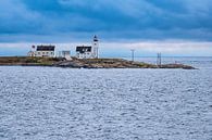 De vuurtoren van Hamborsund Fyr in Noorwegen van Rico Ködder thumbnail