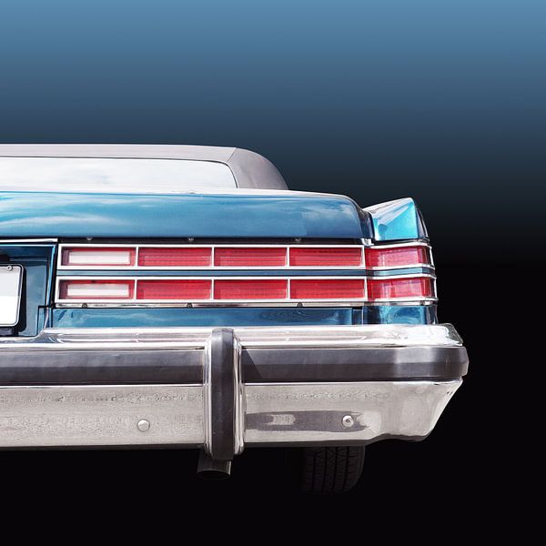 American classic car Grand Ville Brougham 1975 Rear by Beate Gube