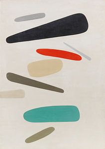 Willi Baumeister - Formen farbig (Fliegende Formen) (1937)