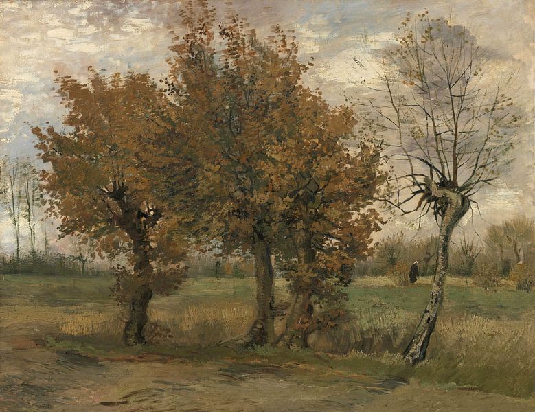 Herfstlandschap, Vincent van Gogh van Meesterlijcke Meesters
