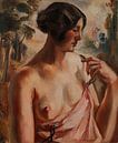 Naakte buste, André FAVORY - 1925 van Atelier Liesjes thumbnail