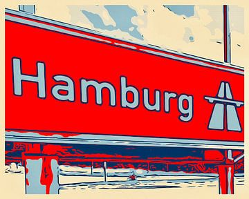 Auffahrt Hamburg von zam art