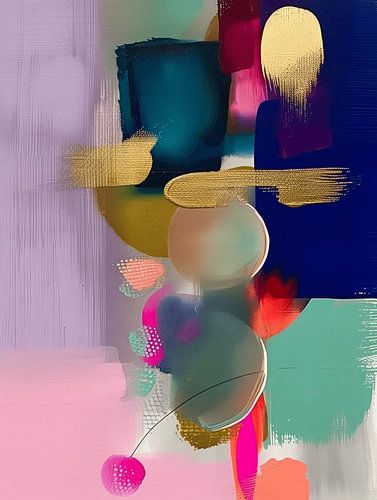 Moderne bunte abstrakte Malerei