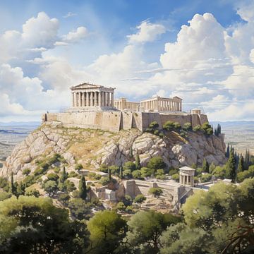 Akropolis van Athene van The Xclusive Art