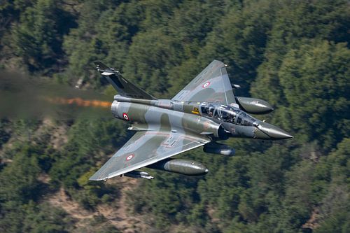 A low-flying French Mirage 2000