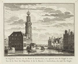 Singel and Munttoren in Amsterdam